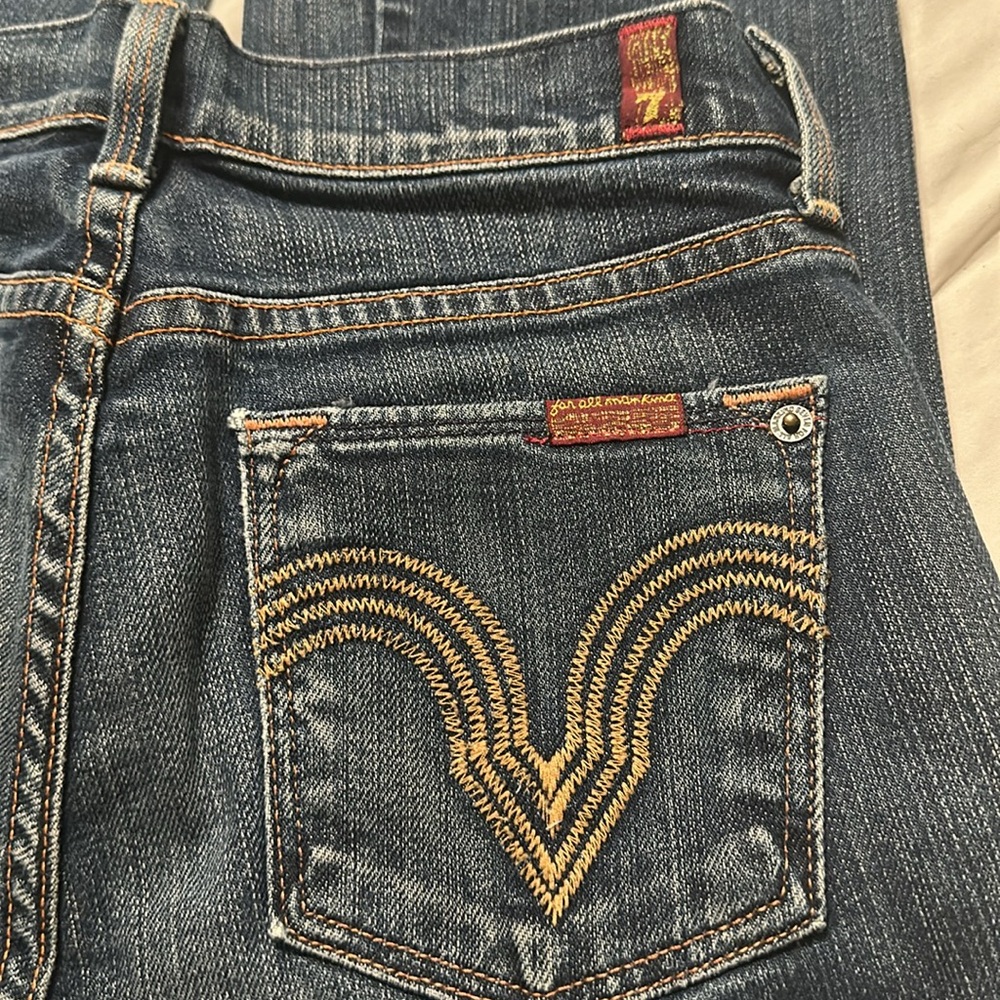 7 For All Mankind Boot Cut Jeans - Picture 7 of 9